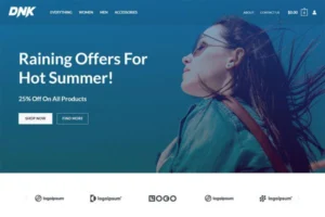 Fashion Clothing Store Website Template