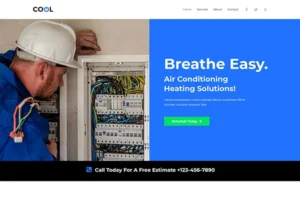 Heating AC Technician Website Template