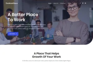 Co-Working Space Website Template