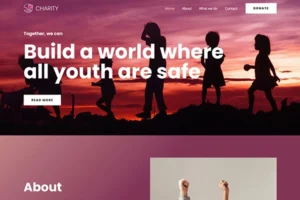 Charity Website Template