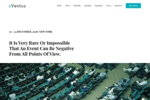 Conference Event Website Template
