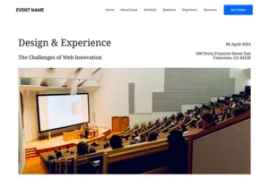 Event Website Template