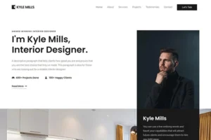Interior Designer Website Template