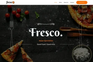 Italian Restaurant Website Template
