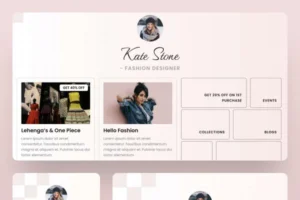 Fashion Designer Website Template