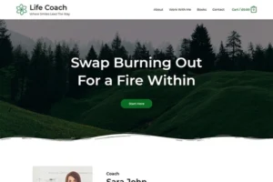 Life Coach Website Template