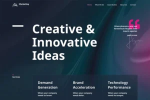 Marketing Agency Website Template