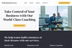 Business Consulting Website Template