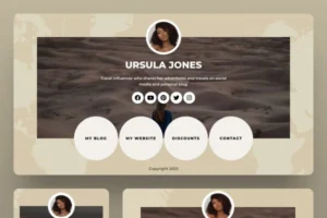 Travel Blog Website Template