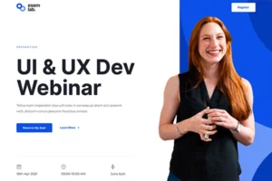UI Webinar Website Template