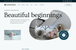 Website foto Baby Lumomma