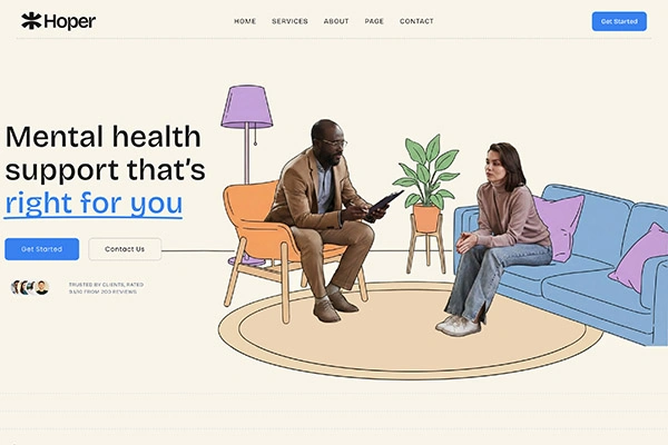 Website Psiholog Hoper