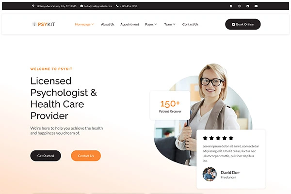 Website Psiholog Psykit