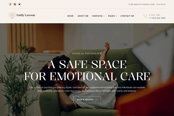 Website Psiholog Emily Lawson