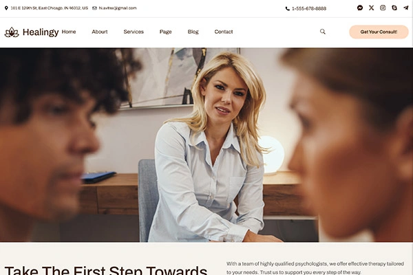 Website Psiholog Healingy 1